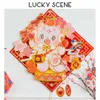 New Banners Streamers Confetti 2024 Dragon's funny year cartoons Festival Semi season entrance sticker tool New year decorated S01826