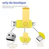 USB Flash Cep Telefonu için 2 Arada 1 Tip C Sürücüler USB Flash Drive 32GB 64GB 128GB döndürülebilir siyah hafıza çubuğu yeşil pendrive mavi u disk