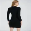 Kadınlar Elbiseler Tasarımcı Elbise Y2K Sıradan çok yönlü Stand Boyun kısa kollu mektup baskı moda kapüşonlu