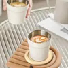 Table Mats Wood Coasters Set Tea Coffe Mug Bottle Holder Round Drink Placemat Kitchen Accessories DIY Tableware Decortion