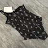 Um ombro roupa de banho carta completa maiô cintura alta designer bodysuits roupas de praia uma peça