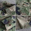 Men Camouflage Cargo Shirts Spring Durable Outdoor Hiking Sport Daily Military Style Casual Youth Pocket Breasted Camicia 240115