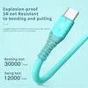 5A Type C Cable Liquid Soft Glue Super Fast Charge Data Cord For Samsung Xiaomi 13 12 11 Pro Huawei Poco USB C Data Cord Cable 1m/1.5m/2m