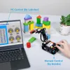 CC Sunfounder Robotic Arm Edge Kit متوافق مع Arduino R3 - ذراع روبوت لتعلم STEM Education101 قطع 240116