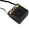 Haut-parleurs portables Mini amplificateur de guitare haut-parleur 5W avec entrée 6,35 mm sortie casque 1/4 pouces prend en charge le réglage de la tonalité du volume YQ240116