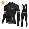 Raphaful Conjuntos de ciclismo de lana térmica de invierno Camisas de bicicleta de carretera Chaquetas MTB Medias con pechera Ropa de bicicleta Jersey de manga larga 240116