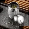 Stainless Steel Tea Infuser Leaves Spice Seasoning Ball Strainer Teapot Fine Mesh Coffee Filter Teaware Kitchen Accessories Drop Del Dhvgp