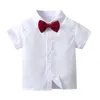 Kleding sets Pudcoco Baby Boys Gentleman Outfits Suits Suite Sortie Shirt Suspender Shorts Set Set overalls 6m-5t