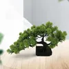 Display da tavolo per albero bonsai artificiale con fiori decorativi per ornamenti da tavolo per camera da letto domestica da davanzale interno