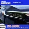 Auto Accessoires Voorlamp DRL Dagrijverlichting Streamer Richtingaanwijzer Voor Honda Accord G10 LED Koplamp Montage 18 -22