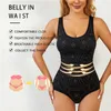 Seamless Bodysuit Shaper Printed Plus Size Shapewear Belly Slimming Tummy Control Body Shaper Corset Underwear Women Tank Top 240115