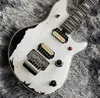 Electric guitar dual vibrato system, handmade, heavy, relic, black and white, China