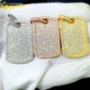 Iced Out Jewelry Hip Hop GRA Certified Vvs D Moissanite Pendant Tennis Necklace Dog Tag Pendants