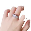 Cluster Rings Ring Female Ins Trendy Cool Niche Design Fashion Personality Light Luxury Cold Style Brocade Drop Diamond