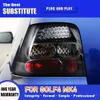 Feu arrière ensemble de feu arrière pièces d'auto de style de voiture pour VW Golf 4 feu arrière LED 04-08 Golf4 MK4 clignotant frein feu de marche arrière