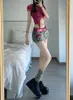 Shorts pour femmes Taille basse Sexy A-Line Pantalon Jupe Summer Street Style Jeune fille Cool Femme Hip Wrap Mini Jeans