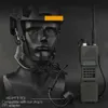 Talkie Mic Tactical Throat Microphone Air Tube Headset Tactical Walkie Talkie Accessories Compatible with U94 TCI PTT