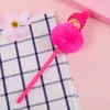 Pc bonbons en peluche poupée Gel stylo Rollerball école fournitures de bureau papeterie mignon Kawaii créatif beaux stylos doux