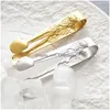 ROSE ENGRAVED MINI Tong Sugar Ice Clip Kitchen Bar Tool 0530 Drop Delivery Dhceo