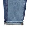 Luxus Damen Jeans Marke 2022 Mode Frauen Blau Hohe Taille Straße tragen Breite Bein Jean Weibliche Hosen Gerade Denim Hosen montage ZSBL