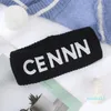 Designer Woolen Headbands For Women Men Knitted Elastic Headband Streets Cool Autumn Winter Fashion Letters Style Universal Hair Band Sport