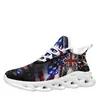 Coolcustomize personalizzato bandiera USA aquila croce moda unisex comfort traspirante scarpe casual sportive sneaker da tennis da corsa patriottica stella americana personalizzata