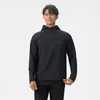 Lu Lu – tenue de Yoga pour hommes, veste, sweat-shirt surdimensionné, pull ample à manches longues, col rond, chemisier de gymnastique