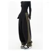 Kvinnor byxor sömmar tröjor Spring Banana Loose Wide Ben Pant Harem Trouser 2024 Fashion Casual Female Streetwear