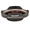 VELEDGE ULTRA FISHEYE LENSアダプター37mm/43mm 0.3x HD Fishey Wide Lensアダプターとフード付きビデオカメラカムコーダー240115