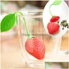 Stberry Forma Food Grade Sile Tè Infusore Colino Filtro Borsa di Gel di Silice Tè Strumenti Tazza Gancio Consegna di Goccia Dhled