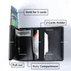 Storage Bags 2024 Anti-theft Swipe Leather Card Holder Universal Anti-degaussing Aluminum Frame PU Wallet 003