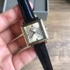 Vivianeismus Westwoodismus Watch Kaiser Witwe Square Stahlgürtel Damen Watch Square Belt Watch Britisch