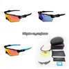 Oakleies Solglasögon Oakly Okley Oji Herr- och kvinnor Cycling Kato J9001 Sport utomhus stor ram Integrerade vägbilglasögon hi9r