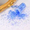 Nail Glitter Colorful Aurora Irregular Glass Paper Flakes Sparkly Sequins DIY Gel Polish Manicure Art Decorations