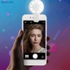 Selfie Lights Mini Selfie Ring Light Portable Clip-On Selfie Fill Light USB RECHAREBLEABLE BATTERY Operated Fill Light for Mobile Phonel240116