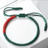Bracelets de charme Bracelet tressé à la mode coloré tissé corde fil réglable bracelets de mode bijoux en gros goutte