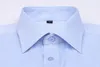 S - 6xl Herrbröllopskjorta Herrarna Tuxedo Dress Shirt French Cufflinks Formal Men's Long Sleeve Shirt Slim Fit French Cuffs Shirt 240116