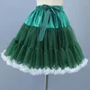 Gonne Gonna Tutu per donna Mini Tulle Moda vita alta stile Lolita A-line maglia femminile corta abiti da festa da donna