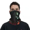 Lenços arte alan wake 90s jogo de terror bandana pescoço gaiter motocross rosto cachecol multifuncional headwear ciclismo unisex adulto