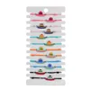 Link Armbänder 12 Teile/los Bunte Elastische Seil Armband Einstellbar Hut Muster Frinedship Handgewebte Party Handgelenk Dekoration