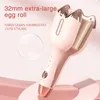 32MM Hair Curling Iron Ceramic Professional Triple Barrel Hair Curler Egg Roll Hair Styling Tools Hair Styler Wand Curler Irons 240115