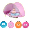 Baby Beach Tent Portable Shade Pool UV Protection Sun Shelter for Infant Outdoor Child Swimming Pool Game Play House Tent Toys 240115