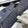 Designer Ties for Man Classic Mens Tie Handmade Silk Striped Embroidery Neck Tie Business Leisure Luxury Krawatte Cravates