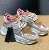 Designer Schoenen Reflecterende Sneakers Chain Reaction Casual Schoenen Zwart Wit Rood Multi-color Heren Dames Trigreca Trainers Schoenen