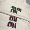 Miu Womens designer tops letters diamond vest T Shirts Sleeveless Woman Summer Tanks Camis Tees Vest Short Shirt Lady Slim Vests Ice Silk Tops