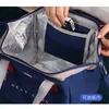 Große Lunchtasche für Damen, wasserdicht, prägnant, praktisch, frische Kühltaschen, thermische Frühstücks-Lebensmittelbox, tragbar, Picknick, Reisen, 240116