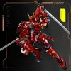 Action Toy Figures SLUBAN New Armored Samurai Mech Robot Classic Model DIY Action Figure Building Blocks Sets Bricks Assemble Children Toys Gifts