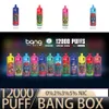 bang box 12000 puffs Disposable E cigarettes 12000 puff vape Pod Device 650mAh Battery 23ml Prefilled Cartridge Stick bang 12000 9000 9k 12k king 12000 7000 elf 5000