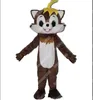 Hoge kwaliteit eekhoorn mascotte kostuum cartoon anime thema karakter unisex volwassenen grootte reclame rekwisieten kerstfeest outdoor outfit pak