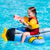 Jouets pistolet 200ml eau jouets pour enfants piscine de plage extérieure grande capacité été eau gicleur pistolet à eau piscine jouets d'eau bleu/rose